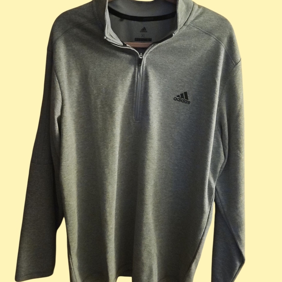 Adidas Golf Gray Pullover - Picture 1 of 4